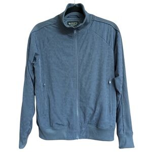 Athleta Brooklyn Leopard Medieval Print Violet Full Zip Sweatshirt/Jacket Small